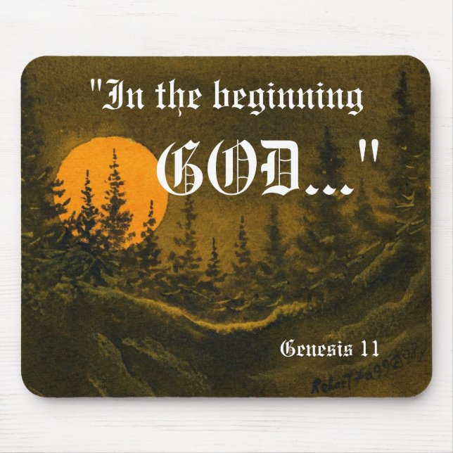 Genese 1:1 Mousepad (Vorne)