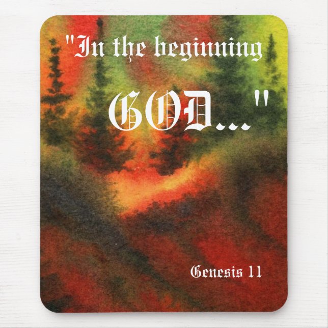 Genese 1:1 Mousepad (Vorne)