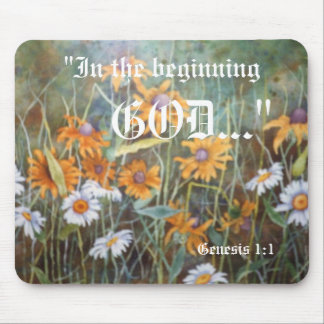 Genese 1:1 Mousepad