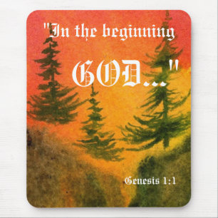 Genese 1:1 Mousepad