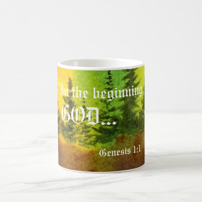 Genèse 1:1 Mug (Centre)