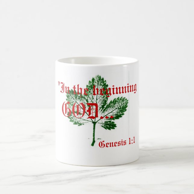 Genèse 1:1 Mug (Centre)