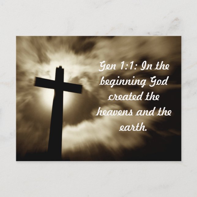 Genese 1;1 Postkarten (Vorderseite)