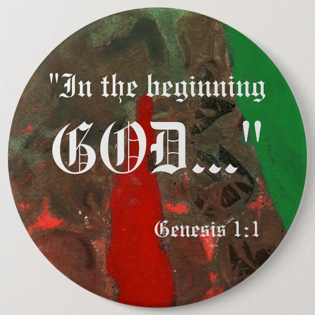 Genese 1:1 Schaltfläche Button (Vorderseite)