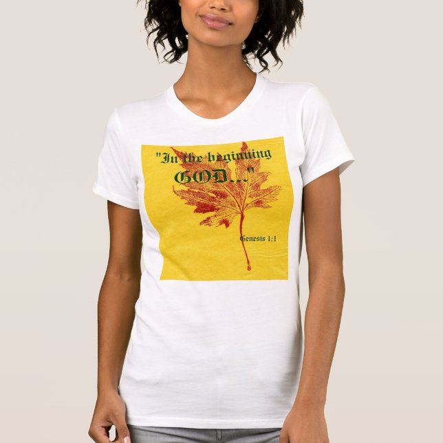 Genese 1:1 Shirt (Vorderseite)