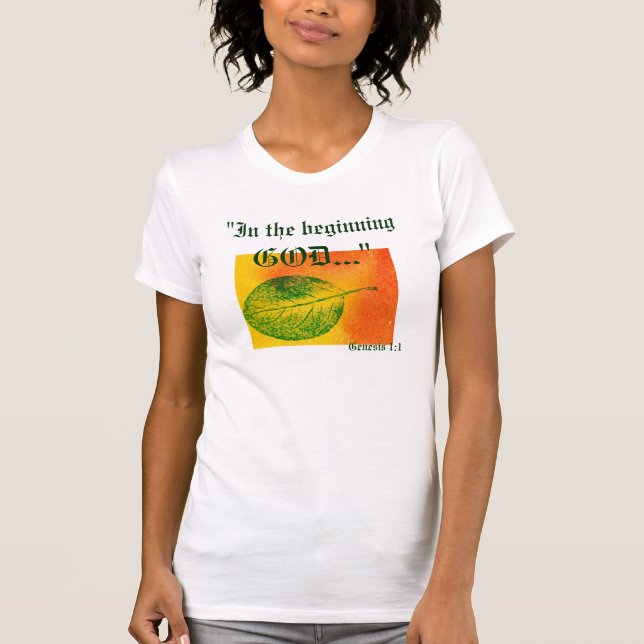 Genese 1:1 Shirt (Vorderseite)