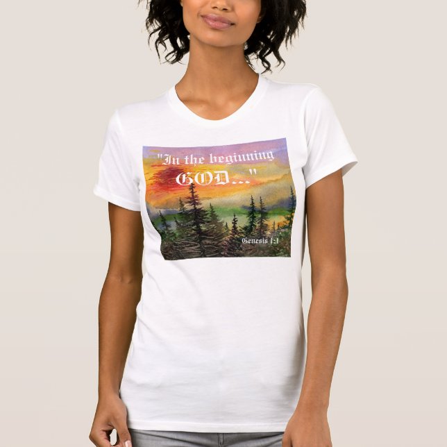 Genese 1:1 Shirt (Vorderseite)