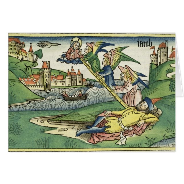 Genese 28 10 Jakobs Leiter, vom 'Nürnberg (Vorderseite (Horizontal))