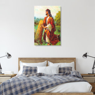 Genèse 28 Jacob a un rêve de Dieu sur toile