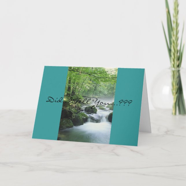 Genese 2:21-23 karte (Vorderseite)