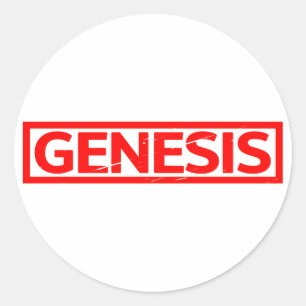Genese-Briefmarke Runder Aufkleber