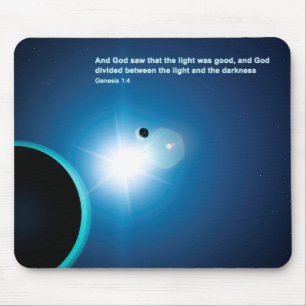 Genese - Licht und Dunkelheit Mousepad