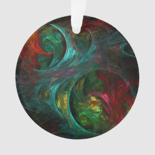 Genèse Nova Cercle en acrylique d'art Abstrait