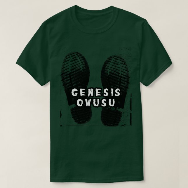 Genese owusu klassischer Stiefel T-Shirt (Design vorne)