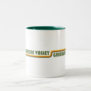 Genesee Valley Greenway New York Zweifarbige Tasse