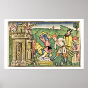 Genesis 11 1-9 Gebäude Der Turm von Babel, von t Poster