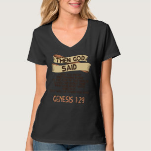 Genesis 129 Pflanzlich basierte Ernährung Vegan Ve T-Shirt