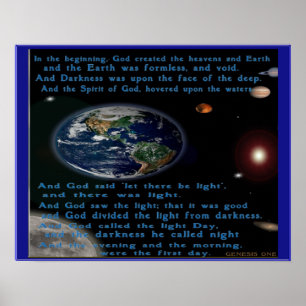 Genesis 1-Plakat Poster