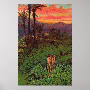 Genesis 3 Adam und Eve Verließ Eden Poster