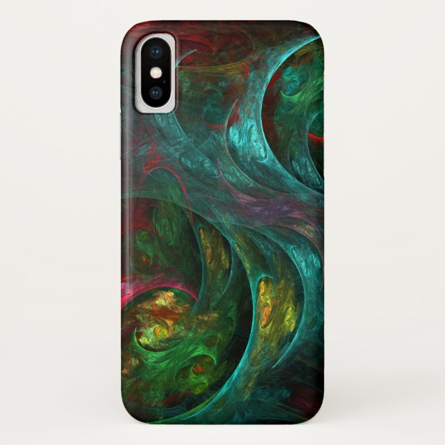 Genesis Abstrakt Art Case-Mate iPhone Hülle (Rückseite)