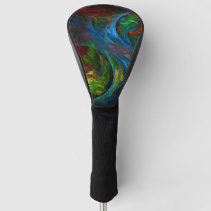 Genesis Blue Abstrakt Art Golf Headcover