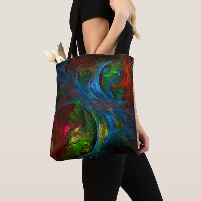Genesis Blue Abstrakt Art Tasche (Von Nahem)