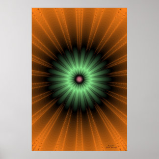Genesis Fractal Poster