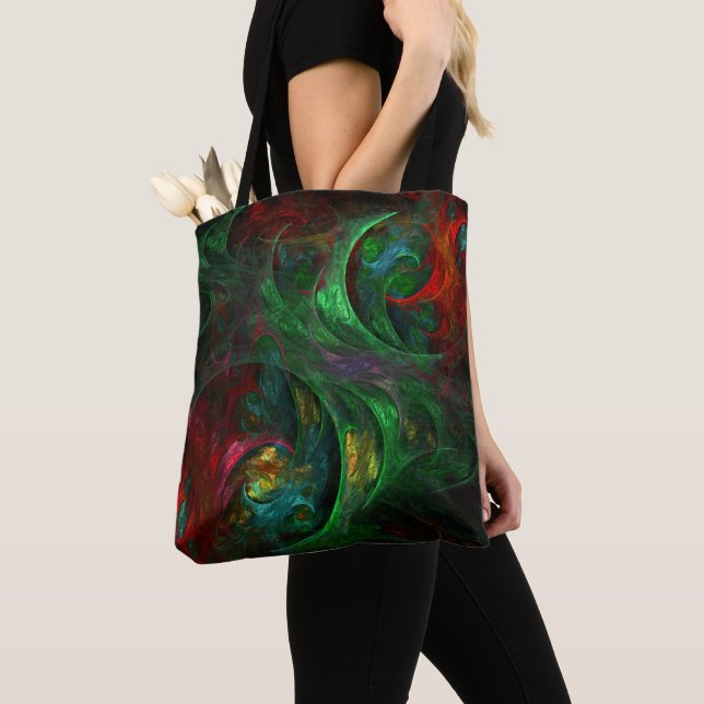 Genesis Green Abstrakt Art Tasche (Von Nahem)