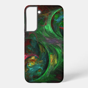 Genesis Grüne Abstrakte Kunst Samsung Galaxy Hülle