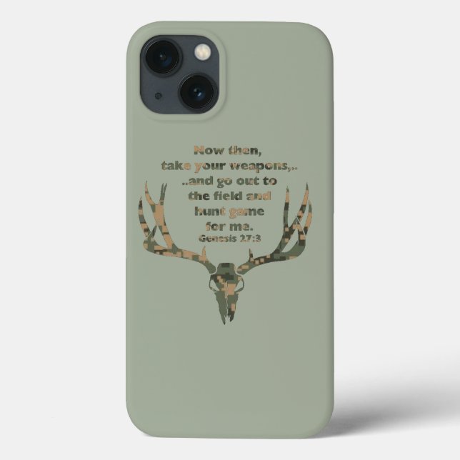 Genesis Jagd Quote iPhone Fall Case-Mate iPhone Hülle (Rückseite)