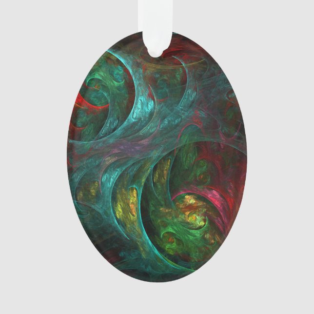 Genesis Nova Abstrakt Art Akryloval Ornament (Vorderseite)