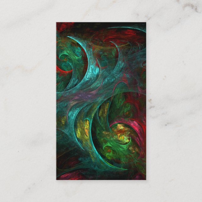 Genesis Nova Abstrakt Art Business Card Visitenkarte (Vorderseite)