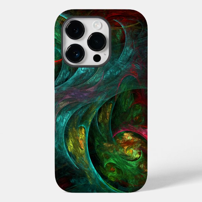 Genesis Nova Abstrakt Art Case-Mate iPhone 14 Pro Hülle (Rückseite)