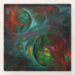 Genesis Nova Abstrakt Art Glasuntersetzer