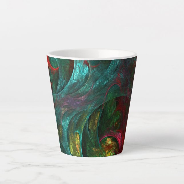 Genesis Nova Abstrakt Art Milchtasse (Vorderseite)