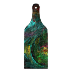 Genesis Nova Abstrakt Art Paddle Schneidebrett