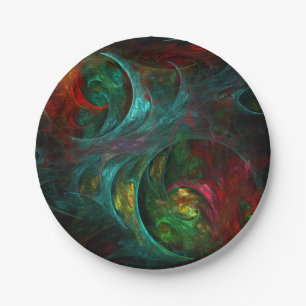 Genesis Nova Abstrakt Art Pappteller