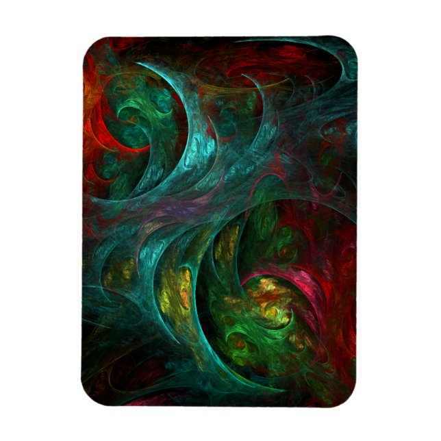 Genesis Nova Abstrakt Art Premium Magnet (Vertikal)