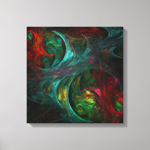Genesis Nova Abstrakt Art Quad Canvas Print Leinwanddruck