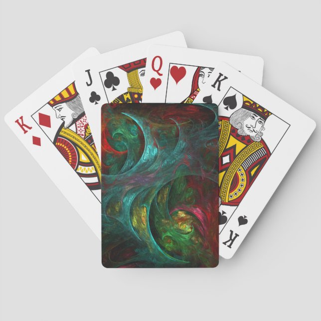 Genesis Nova Abstrakt Art Spielkarten (Rückseite)