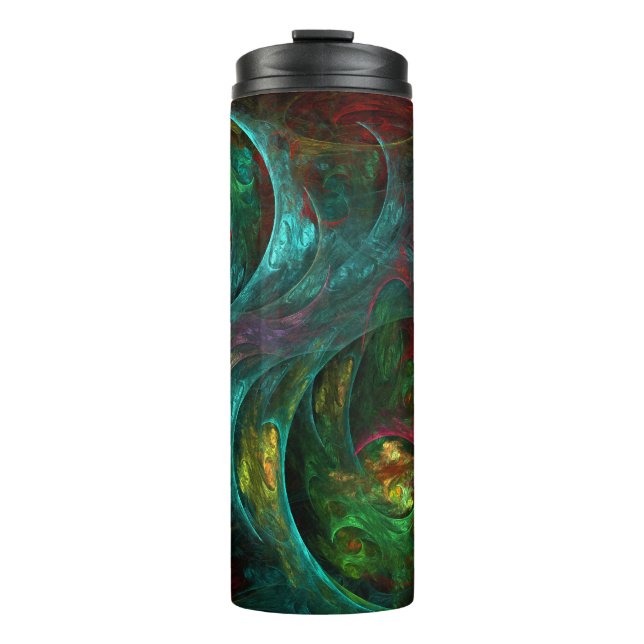 Genesis Nova Abstrakt Art Thermosbecher (Vorderseite)
