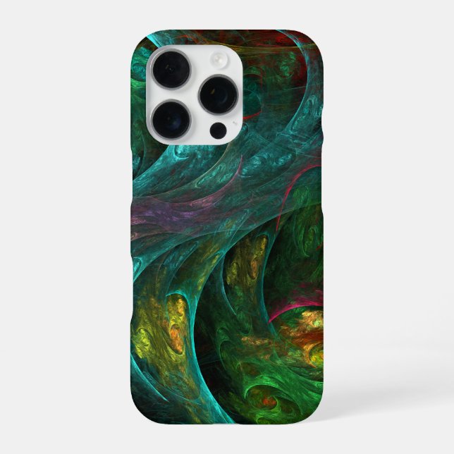 Genesis Nova Abstrakte Kunst iPhone 16 Pro Hülle (Rückseite)