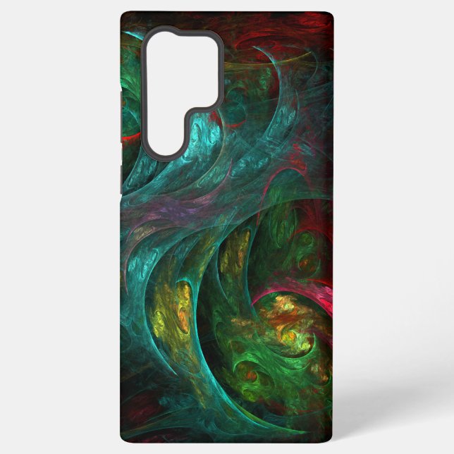 Genesis Nova Abstrakte Kunst Samsung Galaxy Hülle (Rückseite)