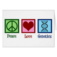 Geneticiste Peace Love Genetics Company Card