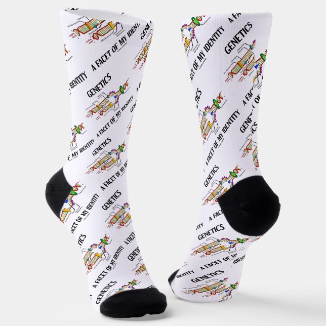 Genetik ist eine Facette meiner DNA-Replikation Socken (Gewinkelt)