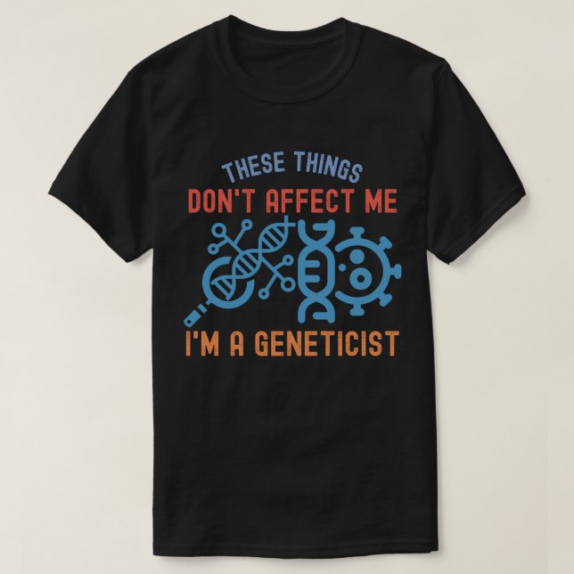 Genetik Zitate, Genetik T-Shirt (Design vorne)