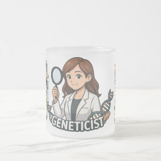 Genetikbecher Mattglastasse