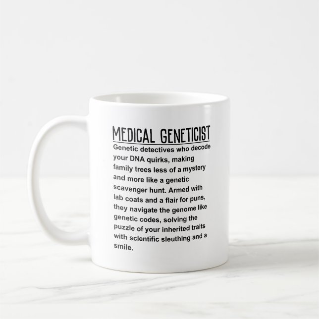 Genetiker Kaffeetasse (Links)