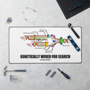 Genetisch mit dem Spaß zur DNA-Replikation suchen Schreibtischunterlage