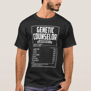 Genetische Ernährung des Beraters Fakten T-Shirt